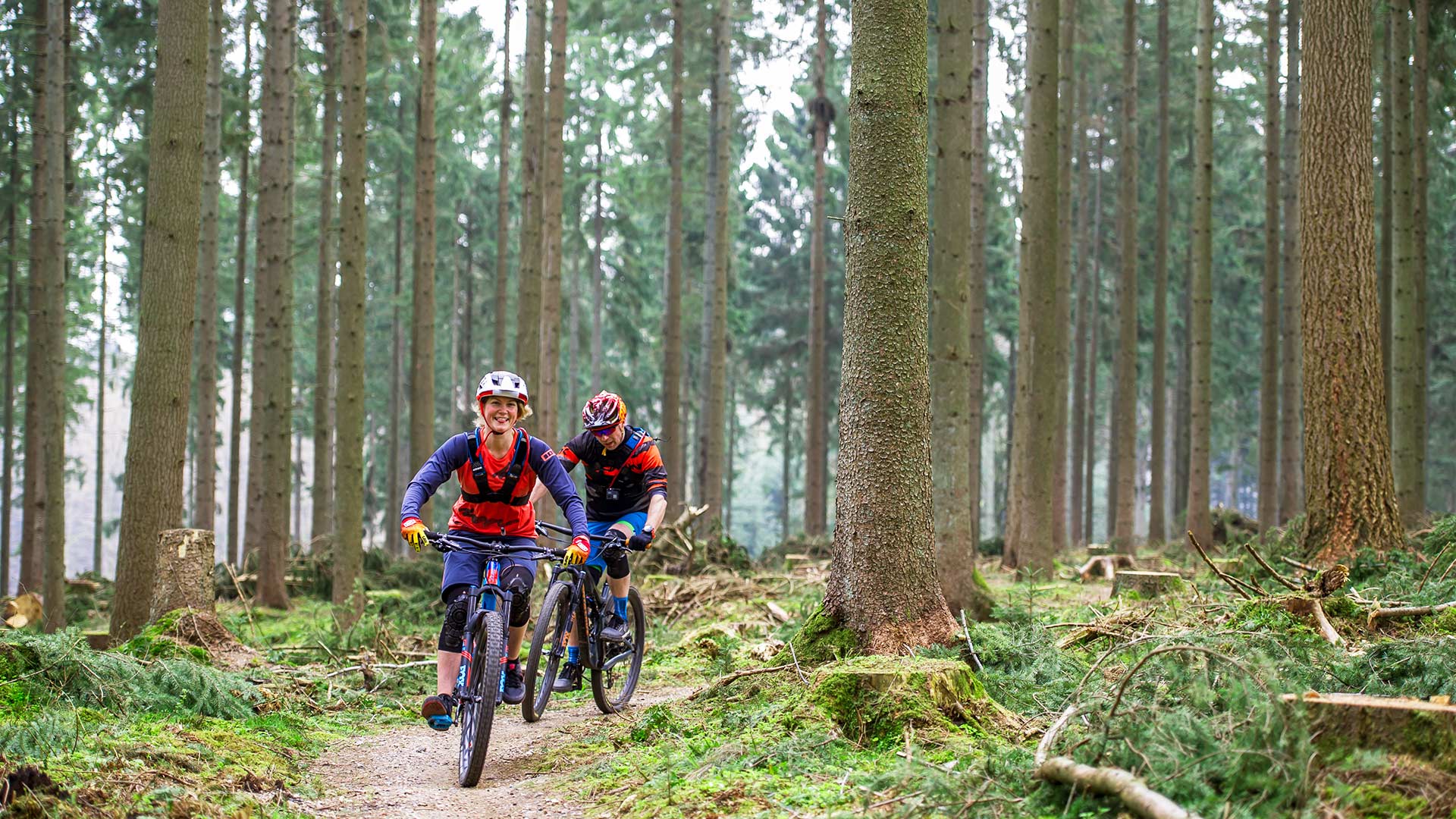 MTB i vestskoven ved Silkeborg